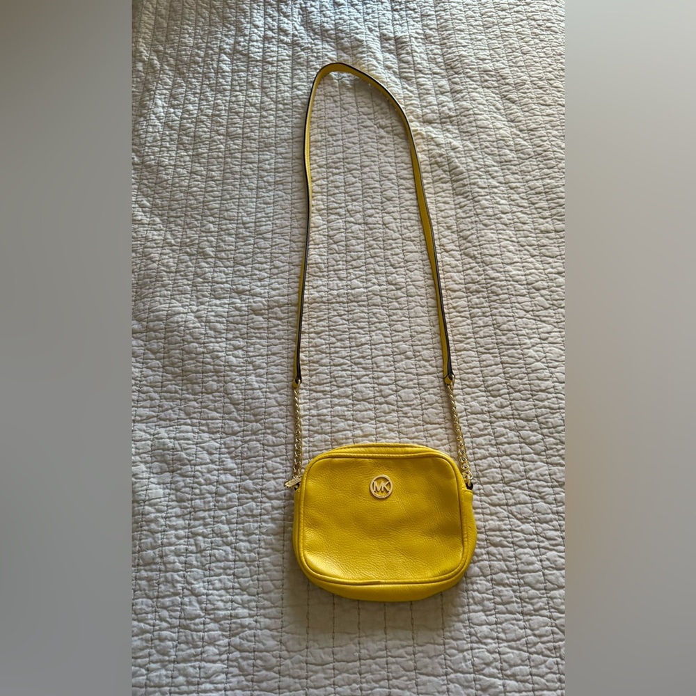 Michael Kors Vibrant Yellow Crossbody Bag